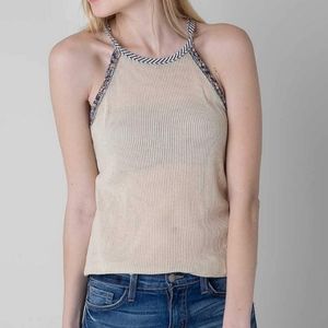 Gimmicks by BKE Racer Back Floral Tank Top Small